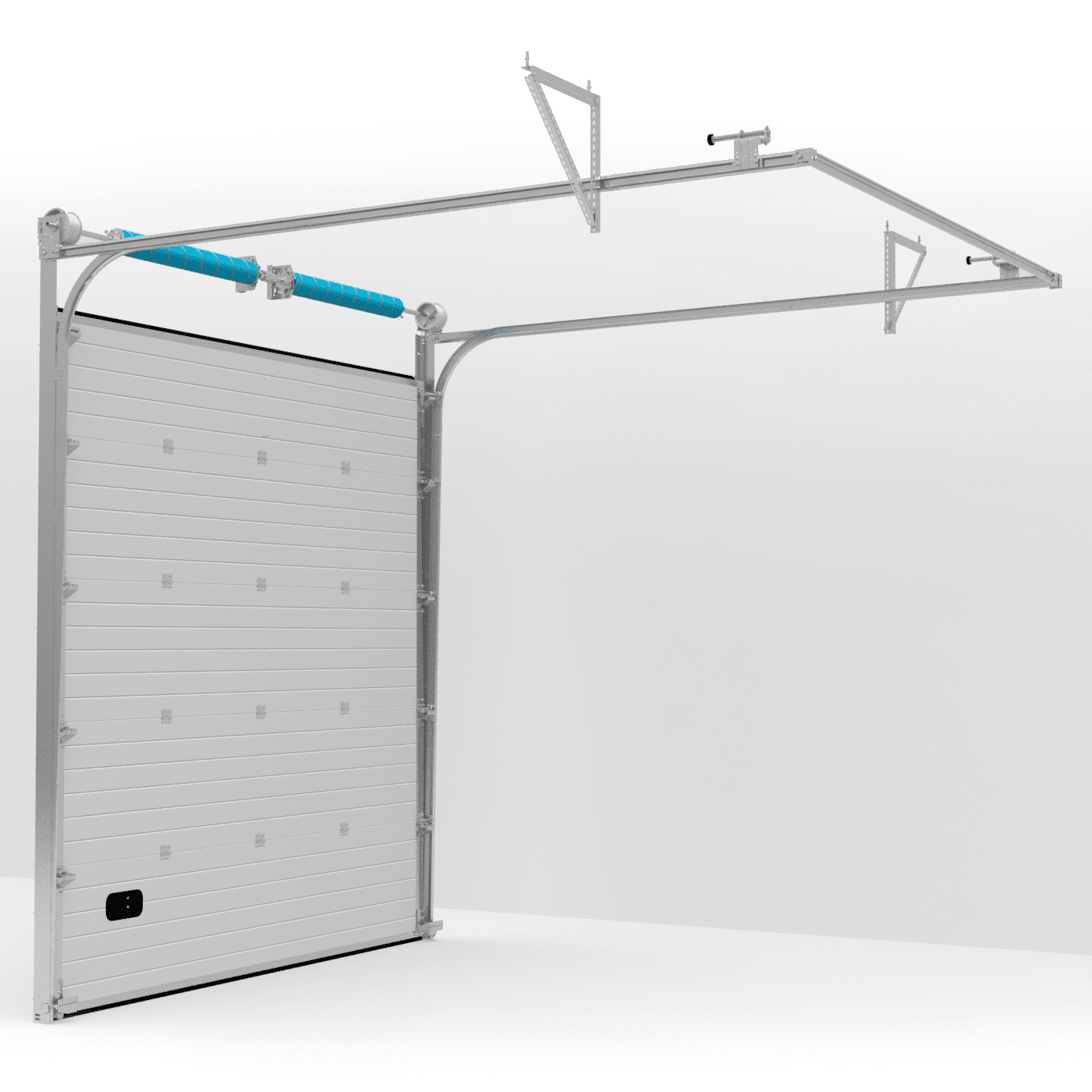 Porte de garage sectionnelle industrielle EVRO Direct usine — free download