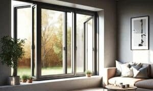 Fenêtres en aluminium pour bâtiment écologique